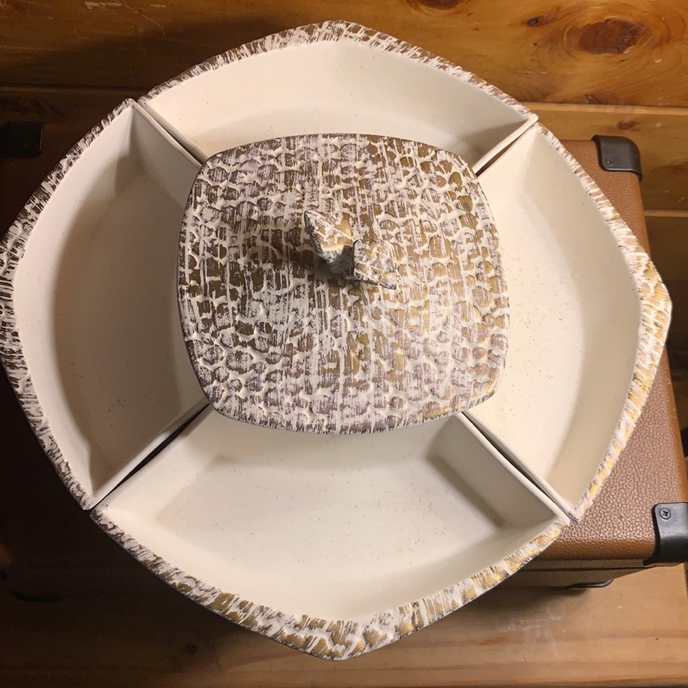 MCM Vintage Miramar of Ca 414 dish w/ 4 side bowls